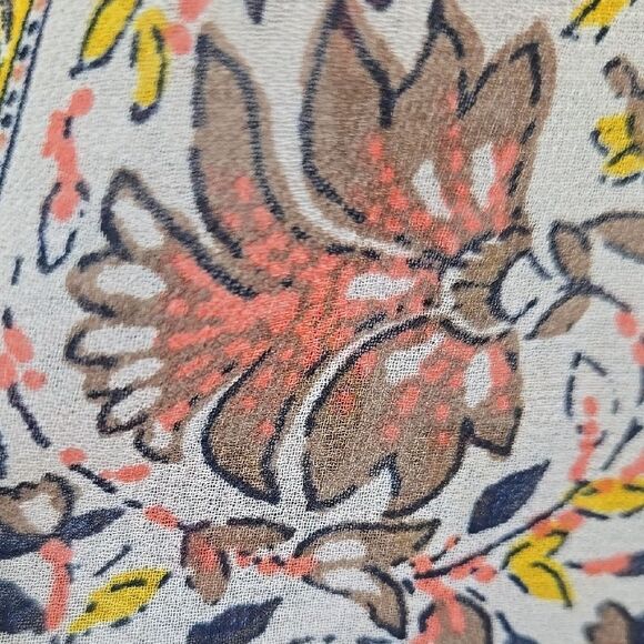 Wild Moss Women's Floral Print Sheer Kimono Boot Barn Western Wear Cardigan Wrap - Picture 9 of 10